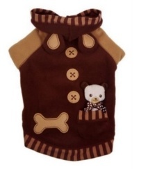 Mikina pro psy Pet London hnědá